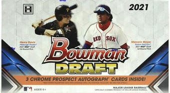 2021 Bowman Draft Baseball Jumbo Box